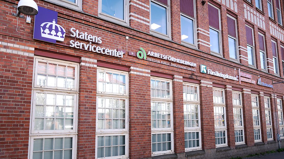 Servicekontor fasad Gamlestaden Göteborg